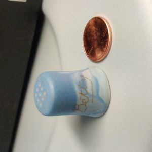 Blue tie dye effect thimble "Betty"